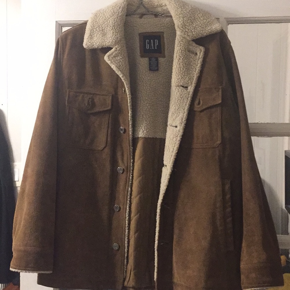 Gap leather coat